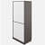 Sugi 2 Door Engineered Wood Wardrobe With Drawer - rear_view