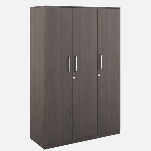 3 Door Engineered Wood Wardrobe with Drawer