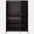 3 Door Engineered Wood Wardrobe with Drawer - left_view