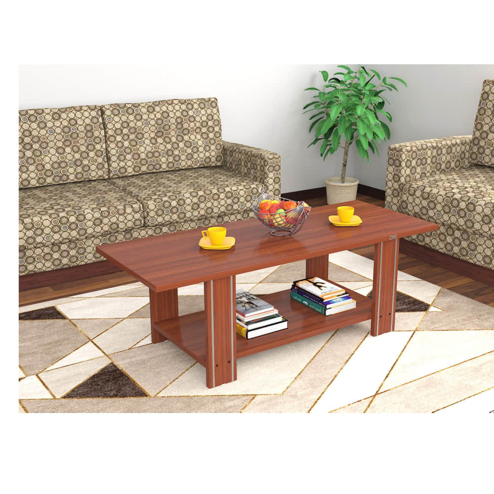 Serene Contemporary Style Rectangular Centre Table - photo
