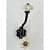 Ivory Melon Wall Hook pack of 25 - rear_view