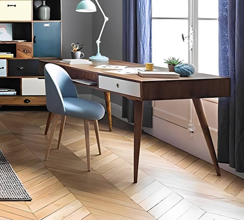 Sapa Solidwood Study Table With 2 Drawers