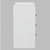 Woodit Bedside Table in White Colour - left_view