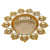 Orleans Diya Shape Decorative Urli Bowl for Home Decor and Gift - front_view
