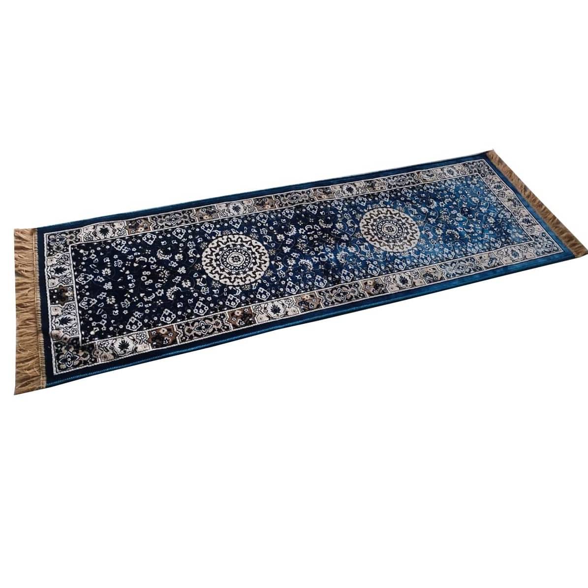 Orleans 2x6 Blue Silk Runner