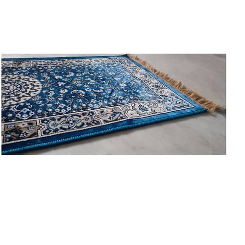 Orleans 2x6 Blue Silk Runner