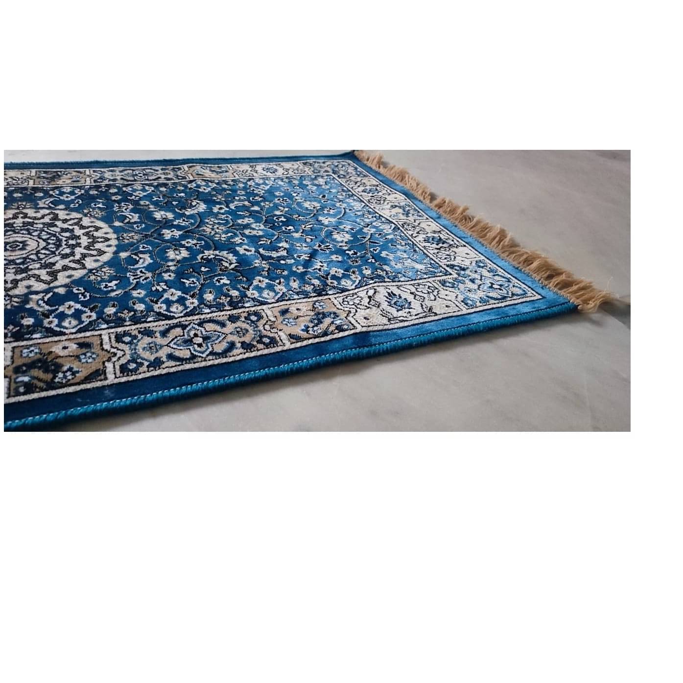 Orleans 2x6 Blue Silk Runner