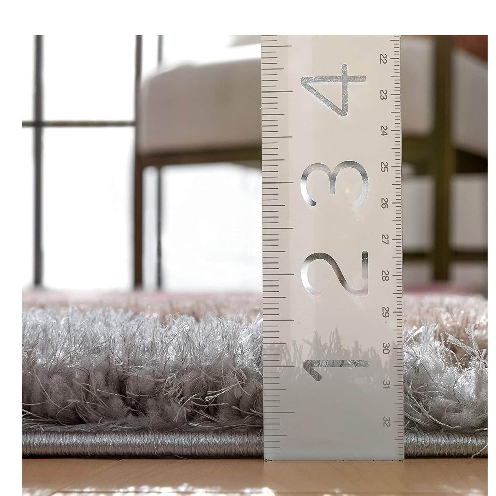 Shaggy Carpet With 2" Pile (5x7 Feet) - left_view