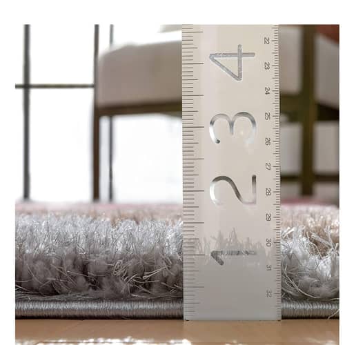 Shaggy Carpet With 2" Pile (5x7 Feet)