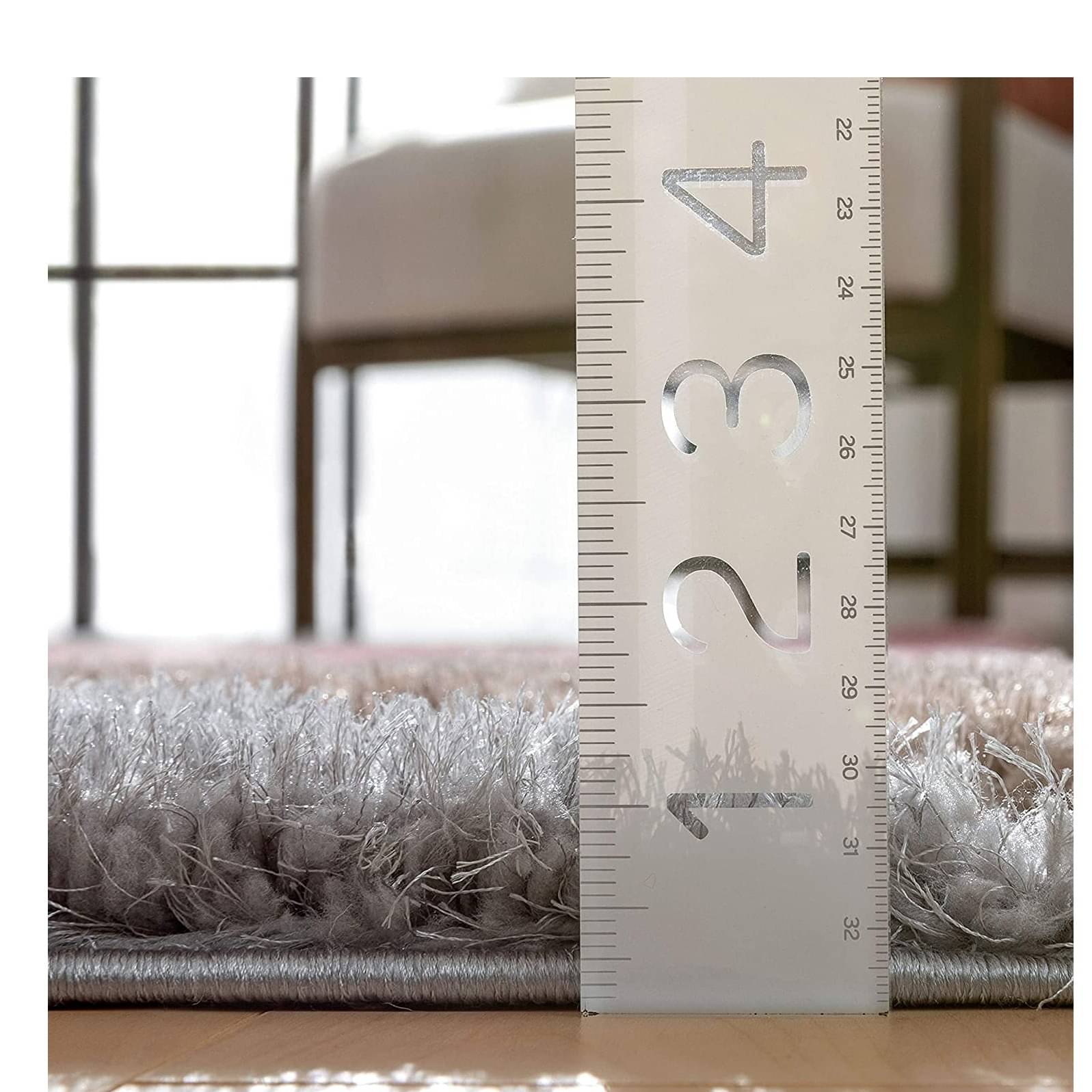 Shaggy Carpet With 2" Pile (5x7 Feet)