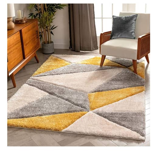 Shaggy Rug For Living Room 3x5 Feet
