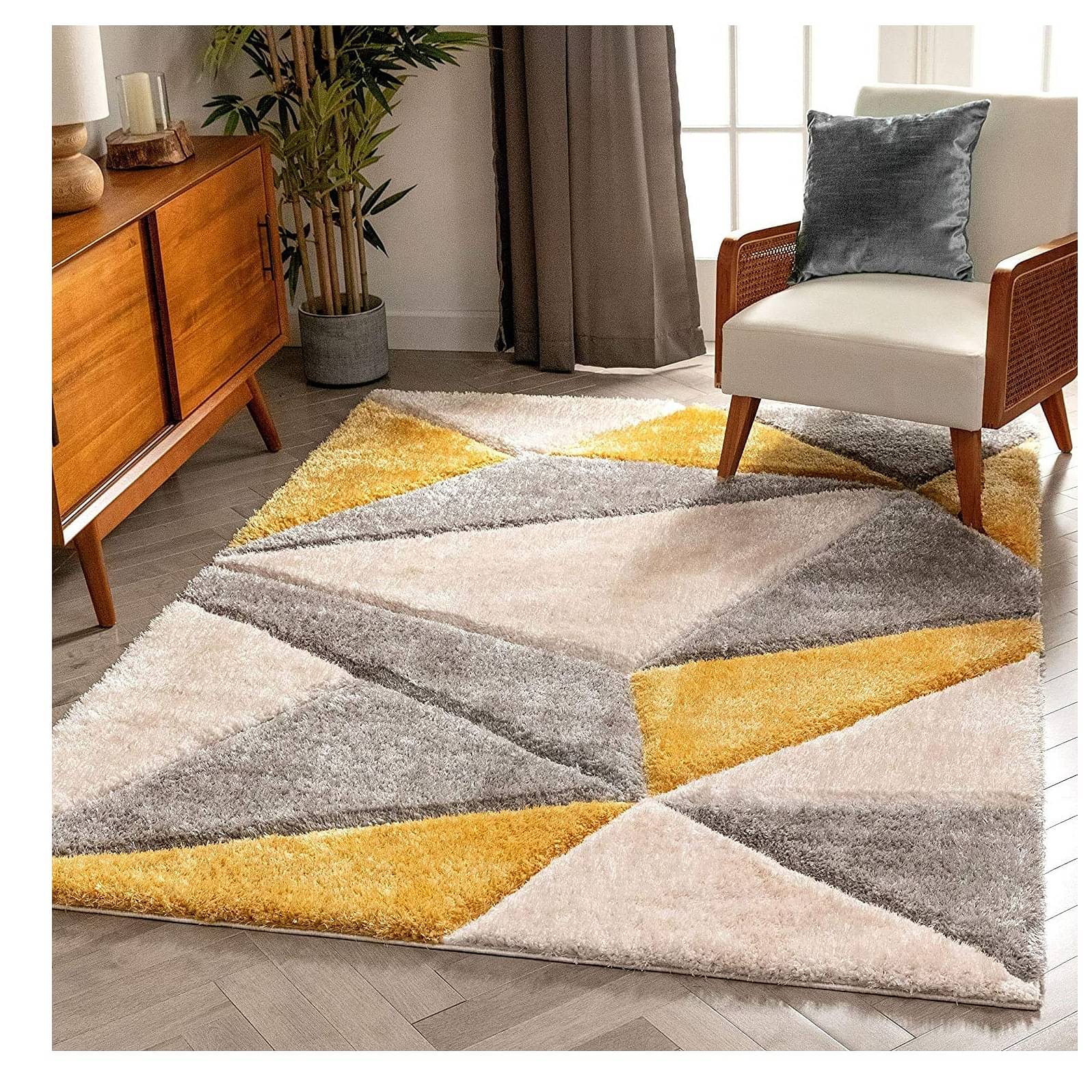 Shaggy Rug For Living Room 3x5 Feet
