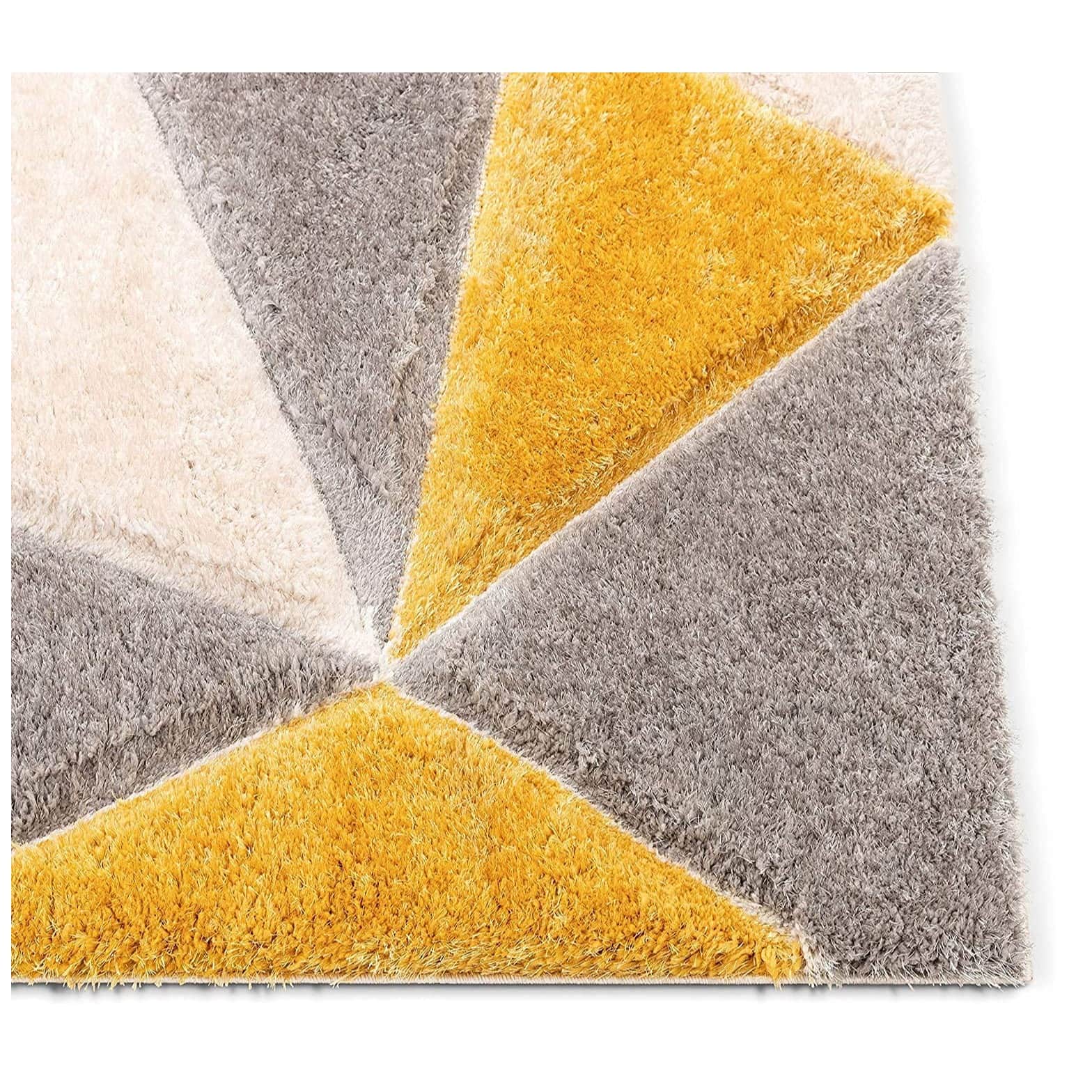 Shaggy Rug For Living Room 3x5 Feet - top_view