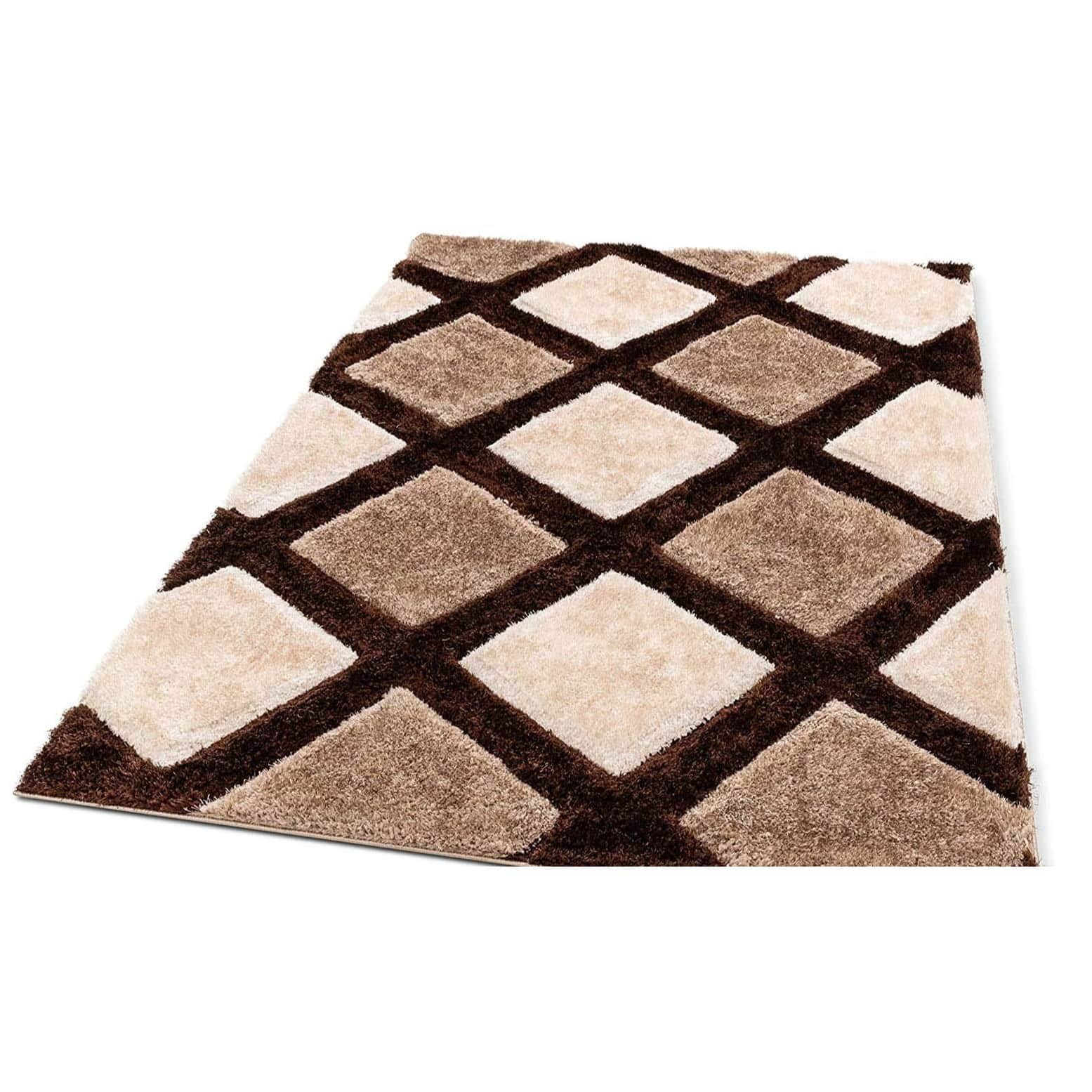 Shaggy carpet for living room 3x5 feet - front_view