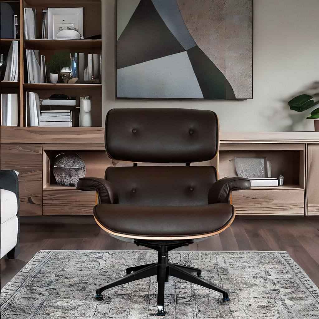 Shark Tank Iconic Lounge Chair With Footrest - photo