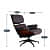 Shark Tank Iconic Lounge Chair With Footrest - top_view