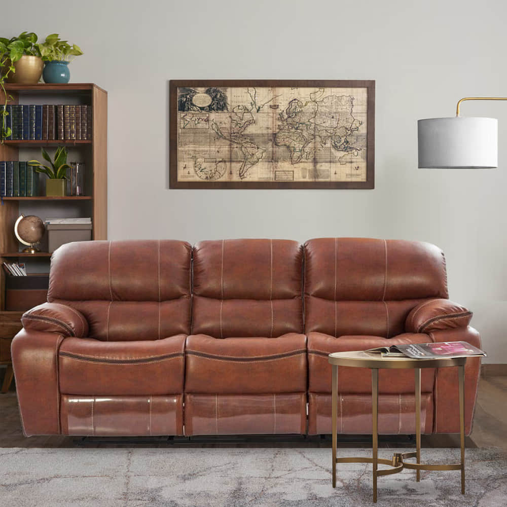 Oeleans Manual 3 Seater Recliner - photo