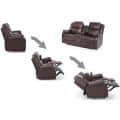 Orleans Manual 2 Seater Recliner - bottom_view