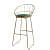 Sapa American Wrought Iron Bar Stool - top_view