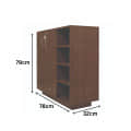 Sapa Shoe Cabinet in Engineered Wood - bottom_view