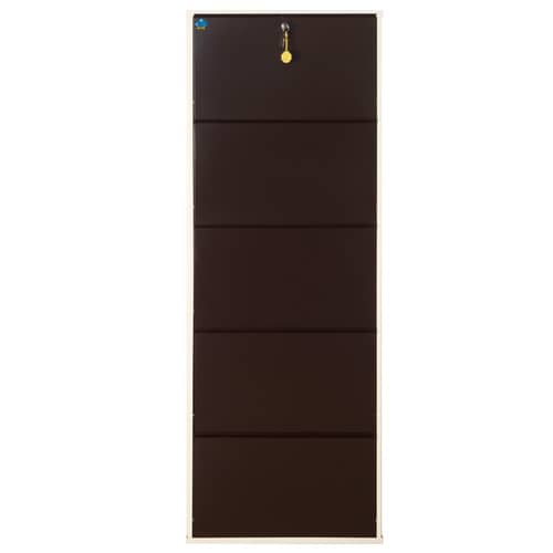 Sapa Powder Coated Infinity 5 Door Steel Shoe Rack