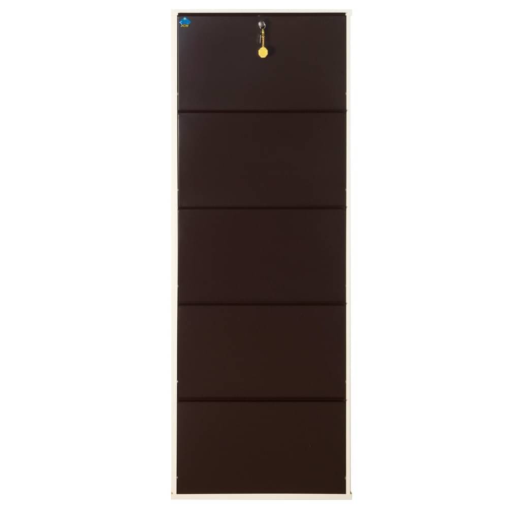 Sapa Powder Coated Infinity 5 Door Steel Shoe Rack