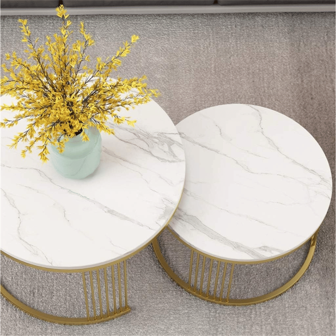Sapa Round nesting table - front_view