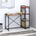 Tauras Wood & Metal Finish Study Table - photo