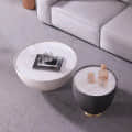 Sapa Black and White Nesting Tables (Set of 2) - front_view