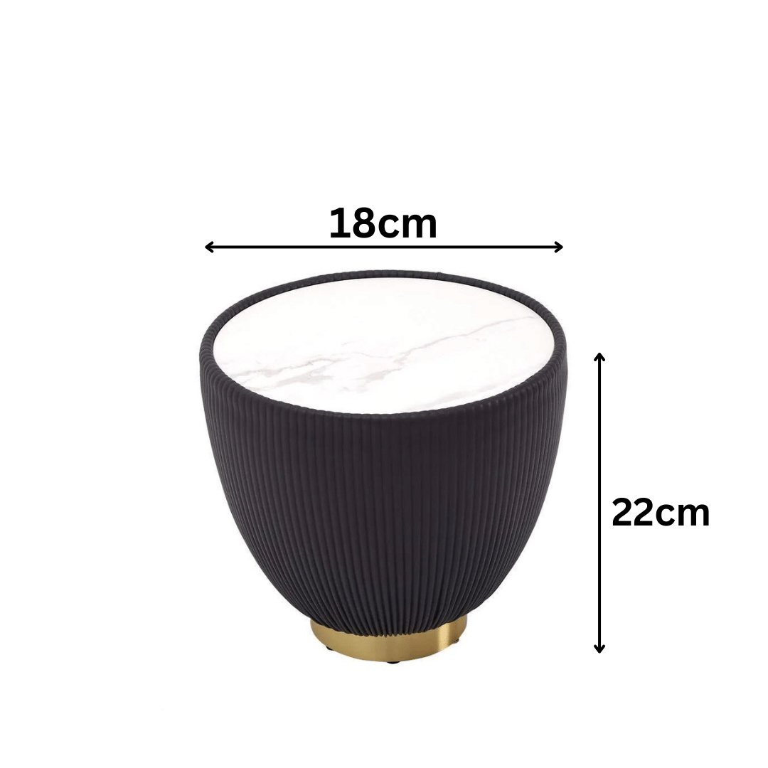 Sapa Black and White Nesting Tables (Set of 2)