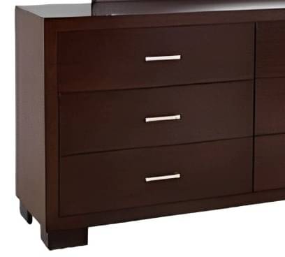 Orleans 6 Drawer Dressing Table With Square Shape Mirror