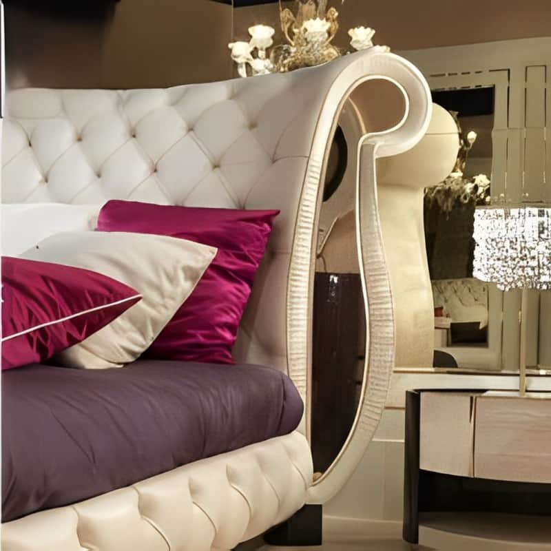 Euiiro Tilted Ears King Size Bed With Storage For Home - left_view