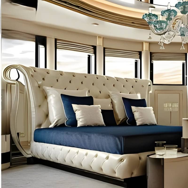 Euiiro Tilted Ears King Size Bed With Storage For Home