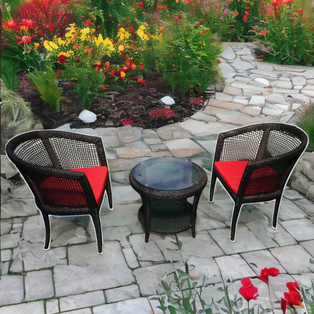 Coffee Table Chair Set - photo