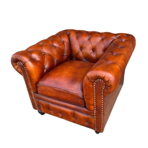 Orleans Single Seater Leather Sofa for Home,Living Room,Hall - top_view
