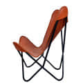 Barcelona Handmade Leather Butterfly Chair - right_view
