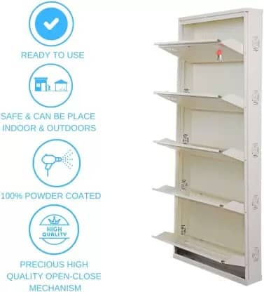 Sapa Wall Mounted Metal Shoe Rack