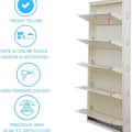Sapa Wall Mounted Metal Shoe Rack - top_view
