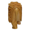 Wooden Elephant carving - rear_view