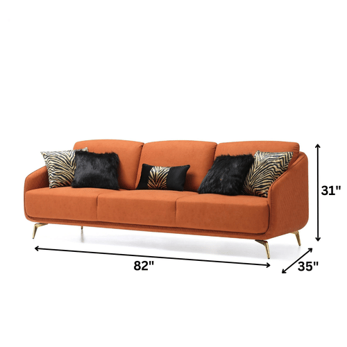 Styx Sectional 3 Seater Velvet Sofa