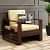 Hugo Wooden 5 Seater Sofa Set - left_view
