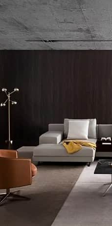 Madeira L Shape Ivory 5 Seater Sofa - top_view
