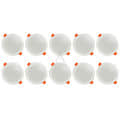 8W Led Slim Panel Light Round (Pack Of 10) - photo