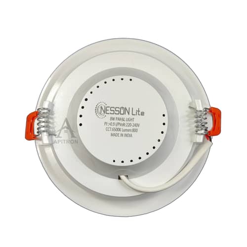8W Led Slim Panel Light Round (Pack Of 10)