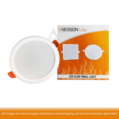 8W Led Slim Panel Light Round (Pack Of 10)