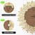 Sconces Gold Leaf Framed Round Mirror - rear_view
