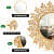 Sconces Gold Leaf Framed Round Mirror - right_view