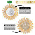 Sconces Gold Leaf Framed Round Mirror - bottom_view