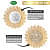 Sconces Gold Leaf Framed Round Mirror - bottom_view