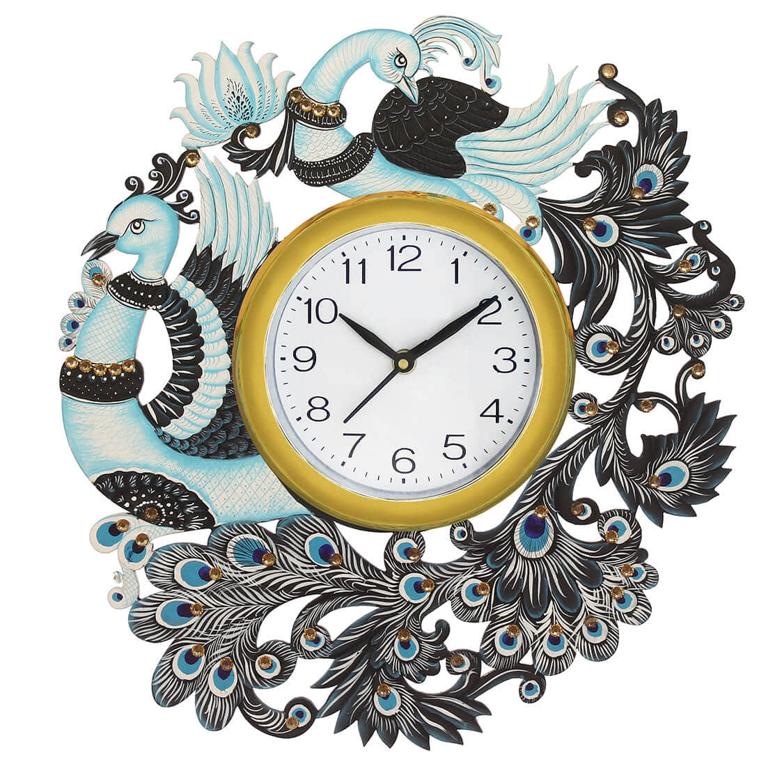 Dragon Multicolor Wall Clock - top_view